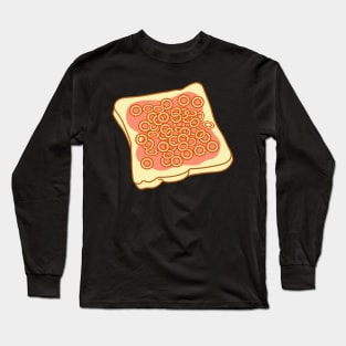 Spaghetti Hoops on Toast Long Sleeve T-Shirt